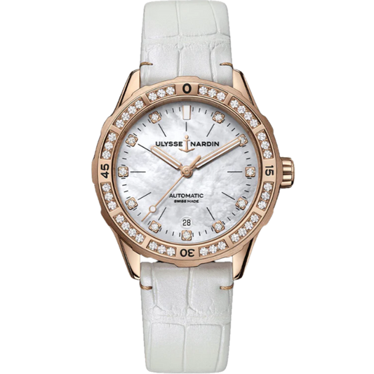 DIVER 39 MM ROSE GOLD WITH MOTHER OF PEARL DIAL