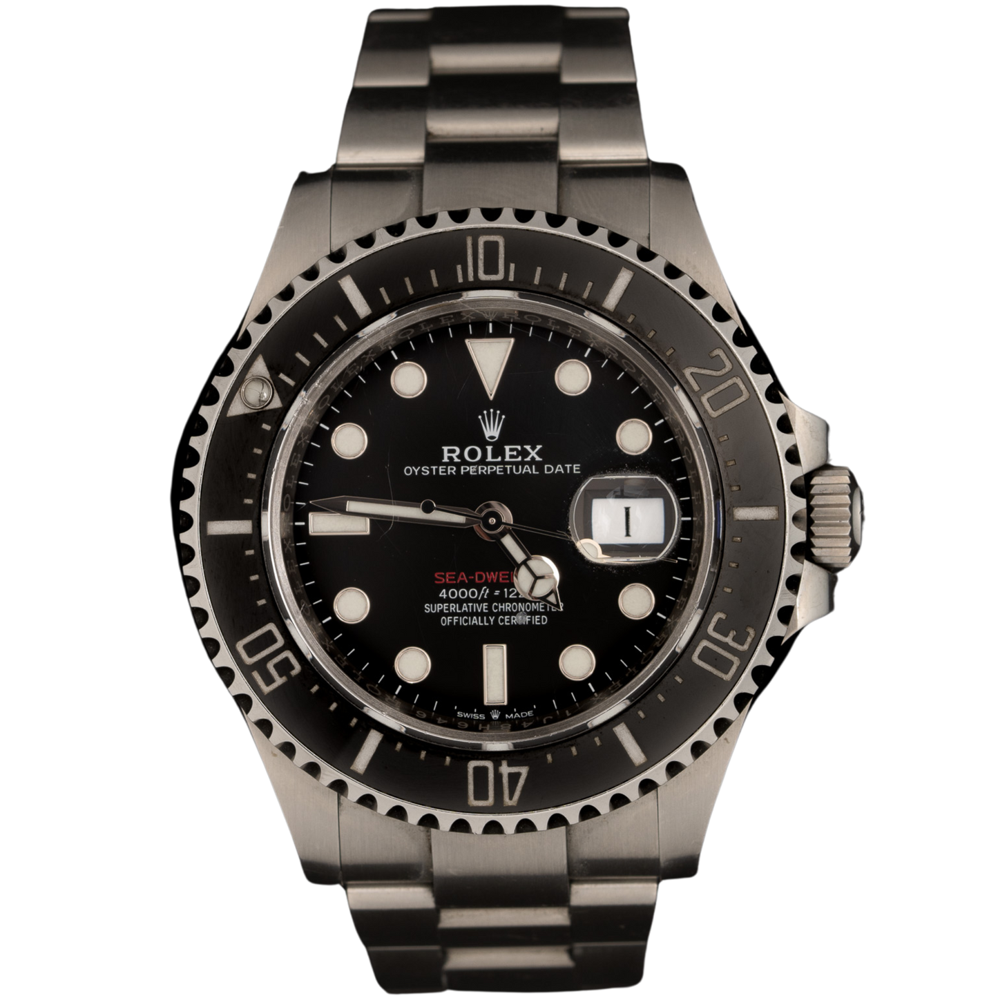 Rolex  Sea Dweller Ref. 126600 Stainless Steel Black Dial