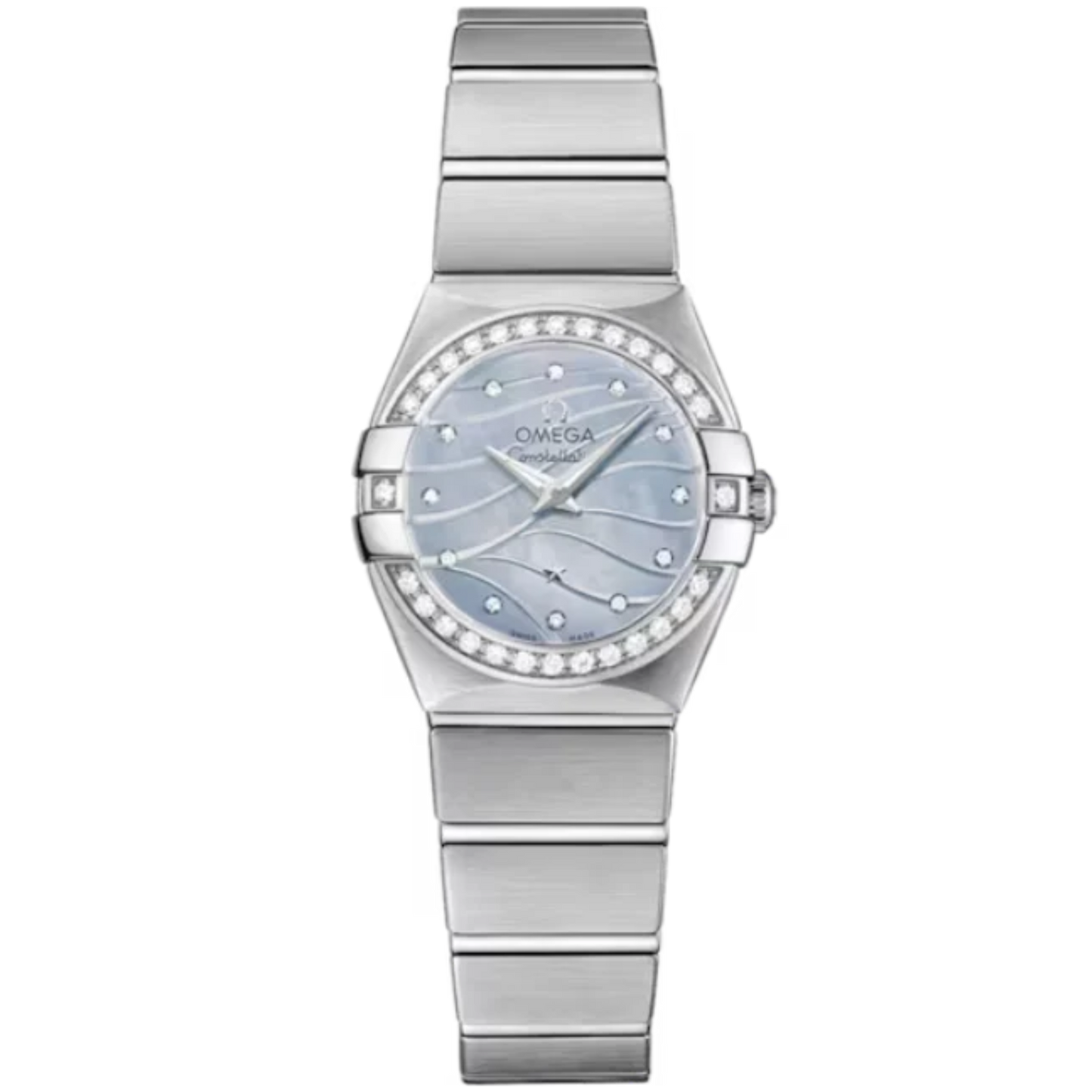 CONSTELLATION 24 MM STAINLESS STEEL WITH BLUE MOTHER OF PEARL DIAL