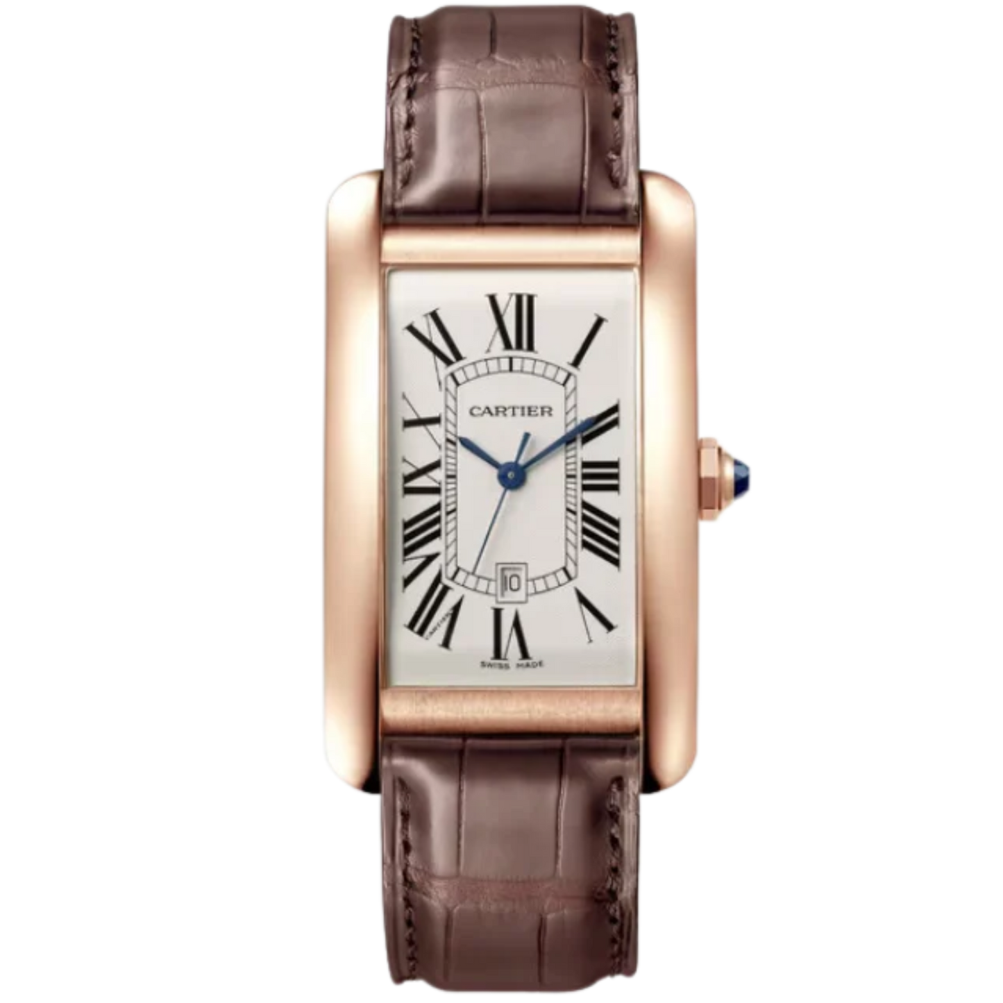 TANK 45 mm AMÉRICAINE WATCH SILVER ROSE GOLD
