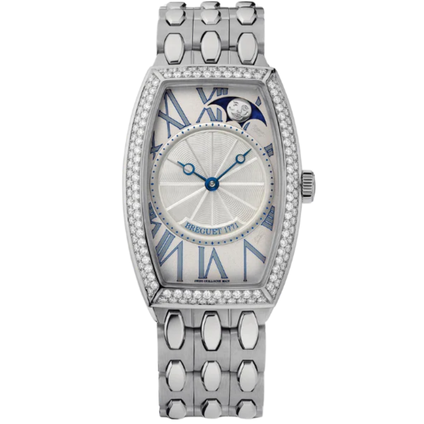 HERITAGE 8861 35 MM WHITE GOLD WITH MOTHER OF PEARL DIAL