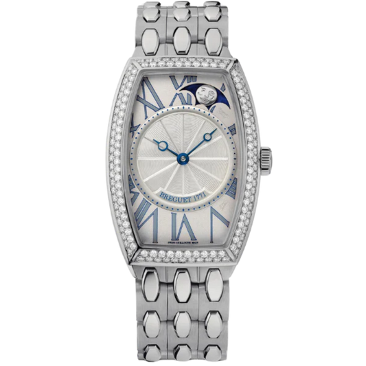 HERITAGE 8861 35 MM WHITE GOLD WITH MOTHER OF PEARL DIAL