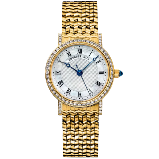 CLASSIQUE 8068 30 MM 18K YELLOW GOLD WITH MOTHER OF PEARL DIAL