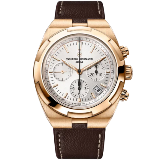 OVERSEAS CHRONOGRAPH 42 MM 18K PINK GOLD WITH WHITE BRASS DIAL