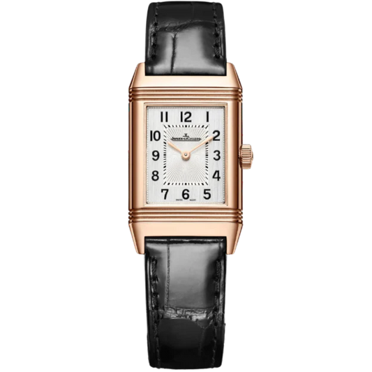 REVERSO CLASSIC MONOFACE 36 MM 18K ROSE GOLD WITH SILVER GREY DIAL