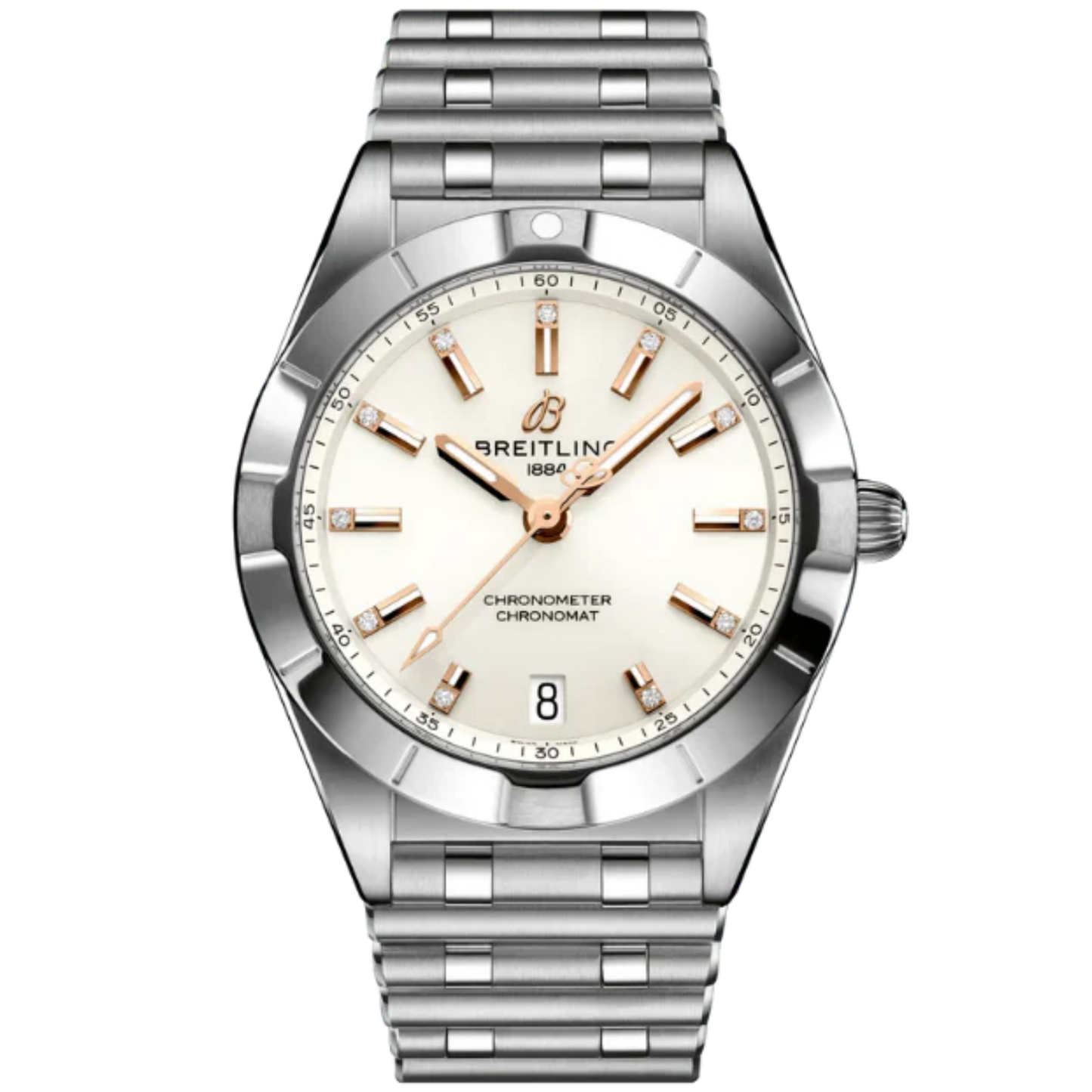 CHRONOMAT 32 MM STAINLESS STEEL WITH WHITE DIAL
