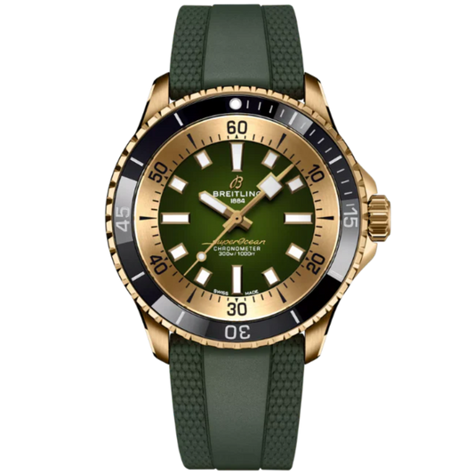 SUPEROCEAN AUTOMATIC 42 MM BRONZE WITH GREEN DIAL