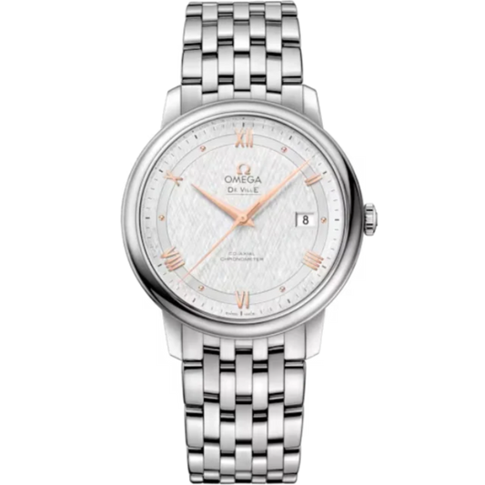DE VILLE PRESTIGE 39 MM STAINLESS STEEL WITH SILVER DIAL