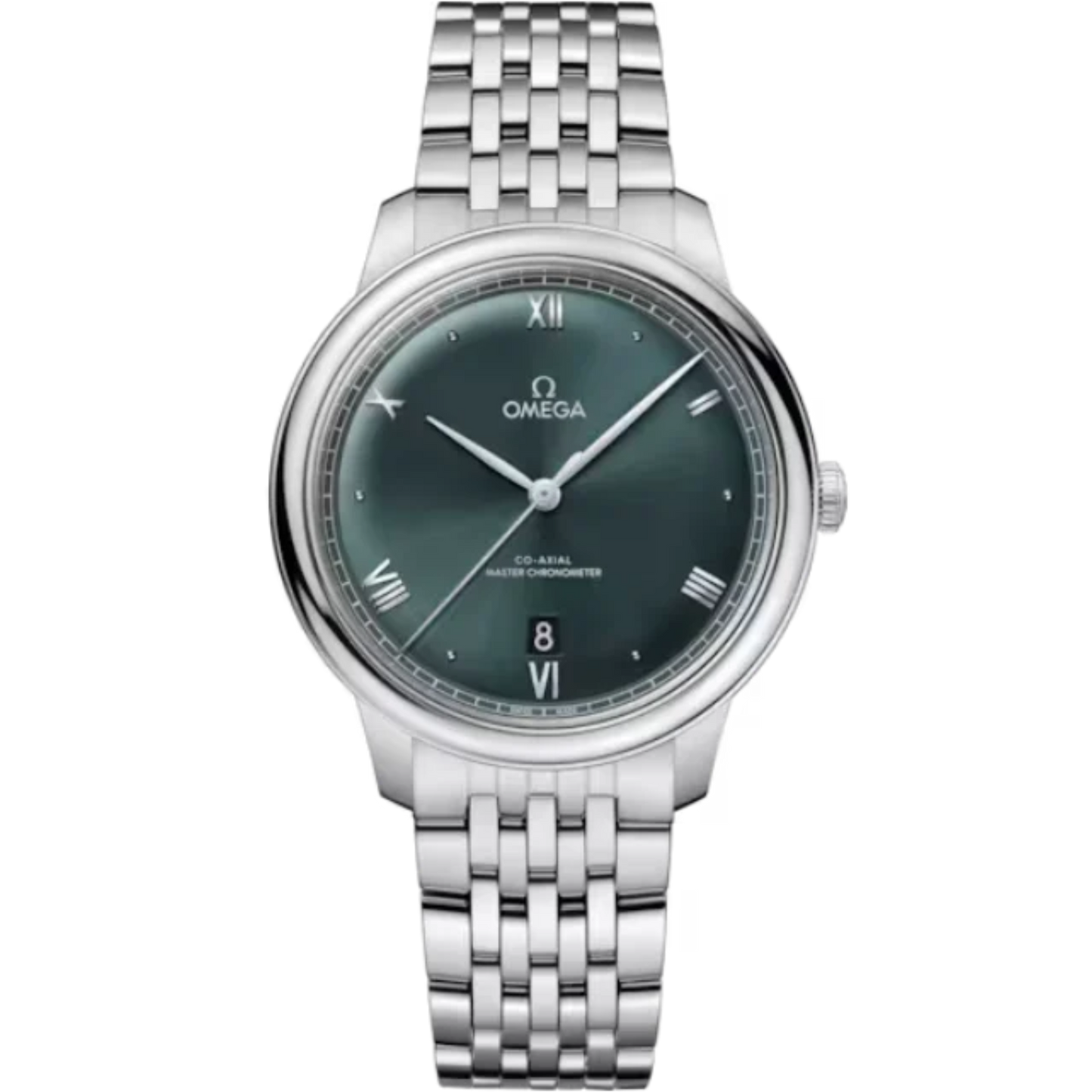 DE VILLE PRESTIGE 40 MM STAINLESS STEEL WITH GREEN DIAL