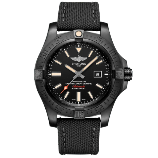 AVENGER BLACKBIRD 48 MM DLC-COATED TITANIUM WITH  BLACK DIAL
