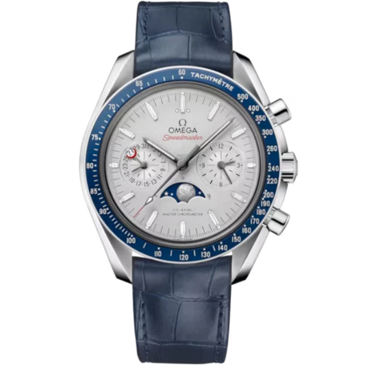 SPEEDMASTER MOONPHASE 44 MM PLATINUM WITH GREY DIAL