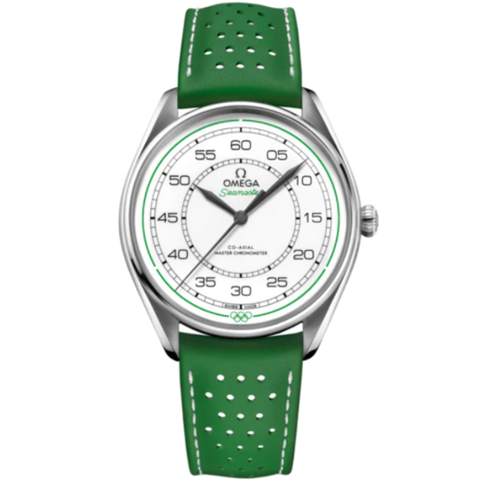 SEAMASTER OLYMPIC OFFICIAL TIMEKEEPER LIMITED EDITION SET 39 MM STAINLESS STEEL WITH WHITE DIAL