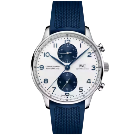 PORTUGIESER CHRONOGRAPH 41 MM STAINLESS STEEL WITH WHITE DIAL