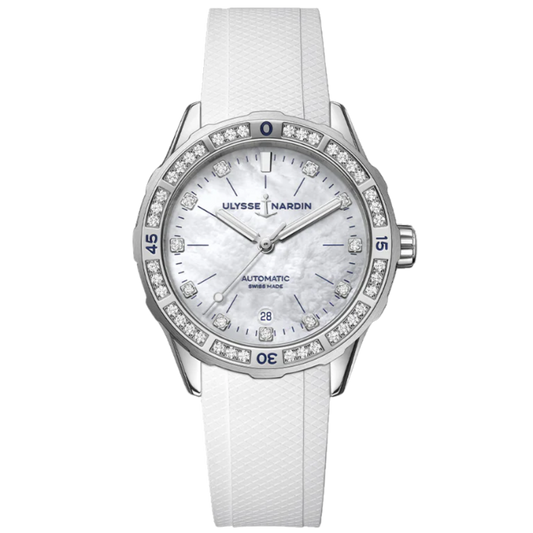 DIVER 39 MM STAINLESS STEEL WITH MOTHER OF PEARL DIAL