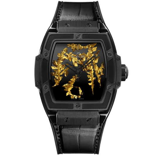 SPIRIT OF BIG BANG 42 MM GOLD CRYSTAL