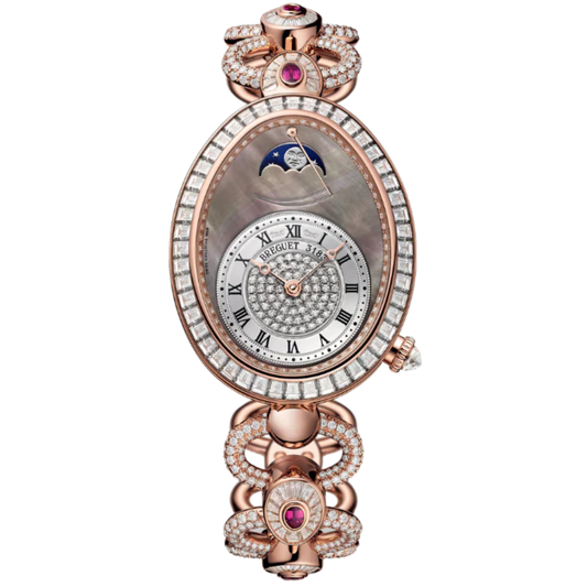 REINE DE NAPLES 8909 38 MM ROSE GOLD WITH MOTHER OF PEARL DIAL