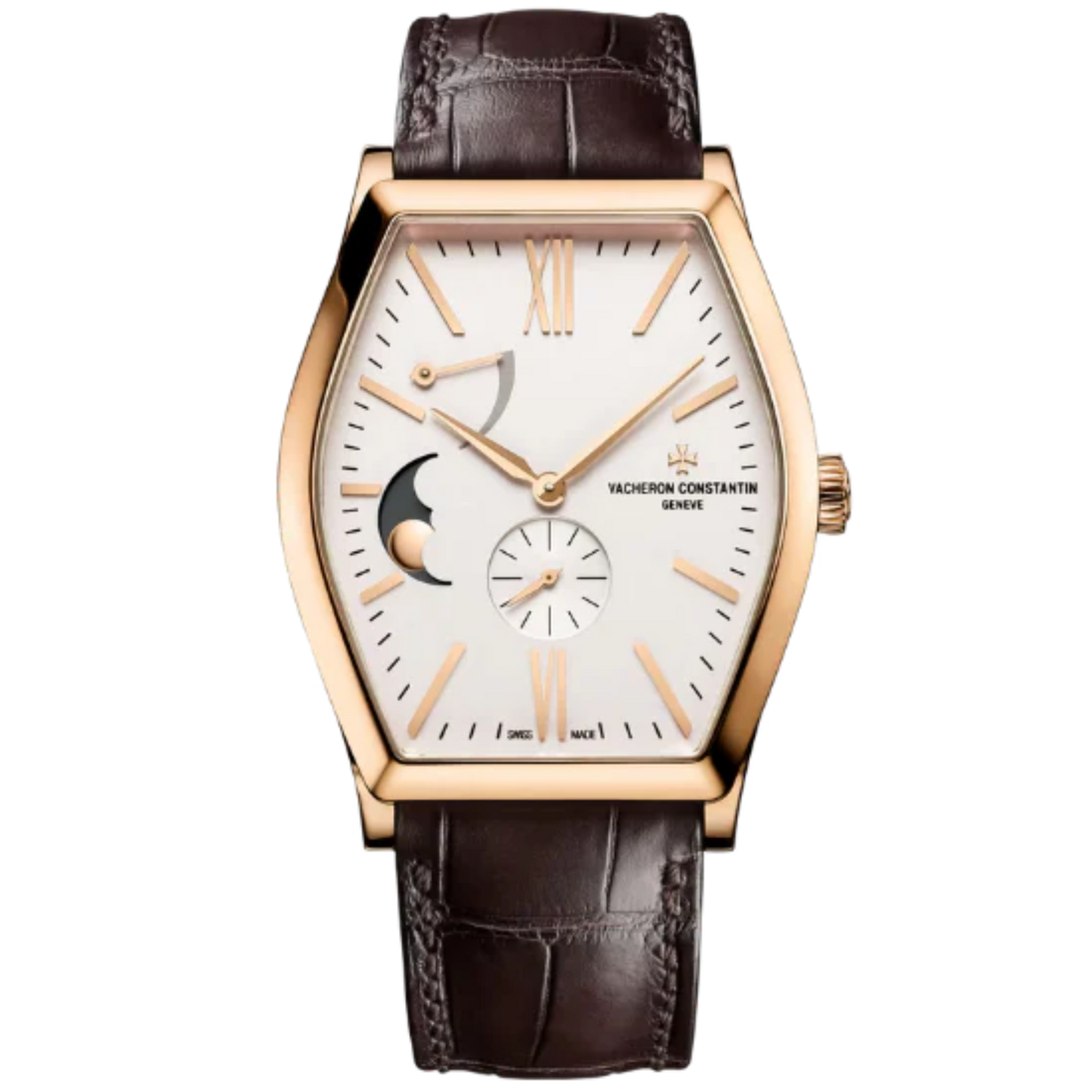 MALTE MOON PHASE 42 MM 18K PINK GOLD WITH WHITE DIAL