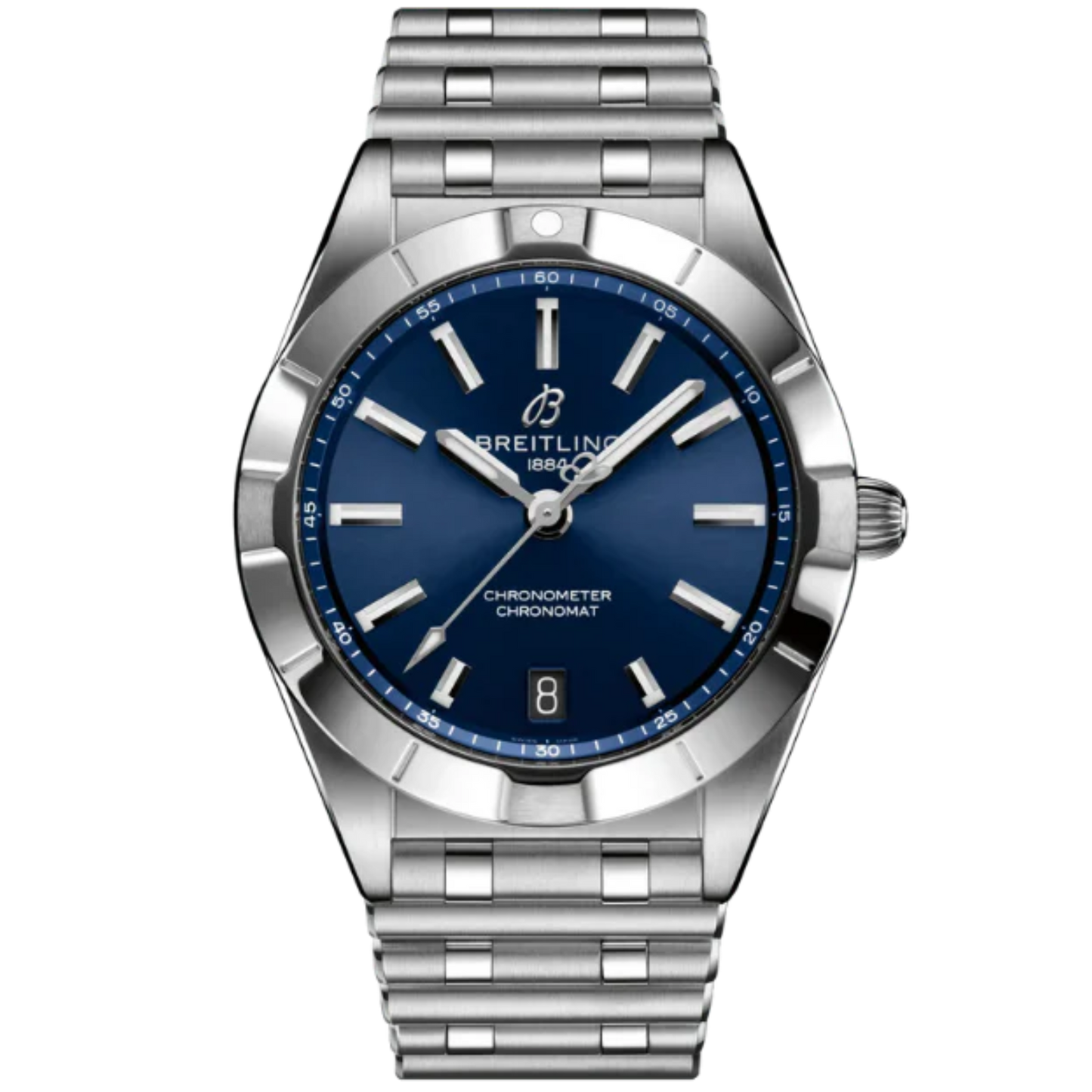 CHRONOMAT AUTOMATIC 32 MM STAINLESS STEEL WITH BLUE DIAL