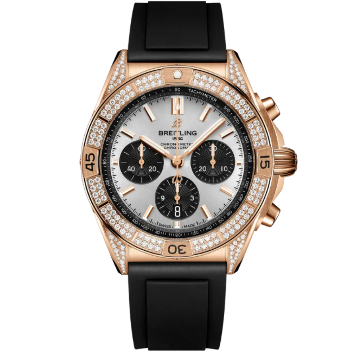 CHRONOMAT B01 42 MM 18K ROSE GOLD WITH CREAM DIAL