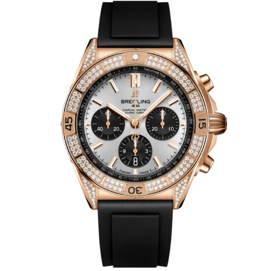 CHRONOMAT B01 42 MM 18K ROSE GOLD WITH CREAM DIAL