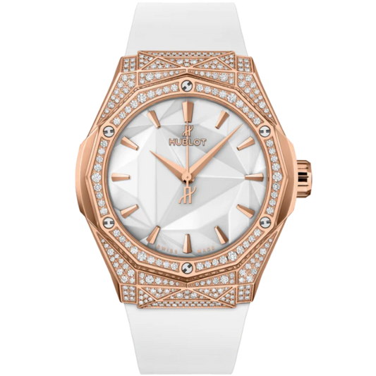 CLASSIC FUSION 40 MM ORLINSKI KING GOLD WHITE PAVÉ