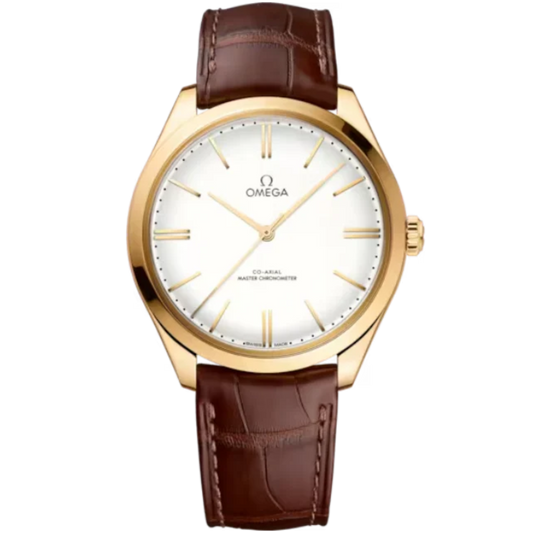 DE VILLE TRÉSOR 40 MM YELLOW GOLD WITH WHITE DIAL