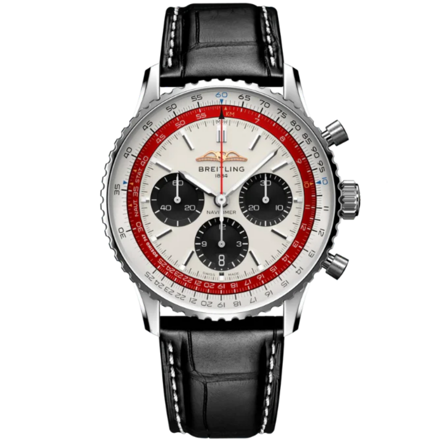 NAVITIMER B01 CHRONOGRAPH BOEING 747 43 MM STAINLESS STEEL WITH CREAM DIAL