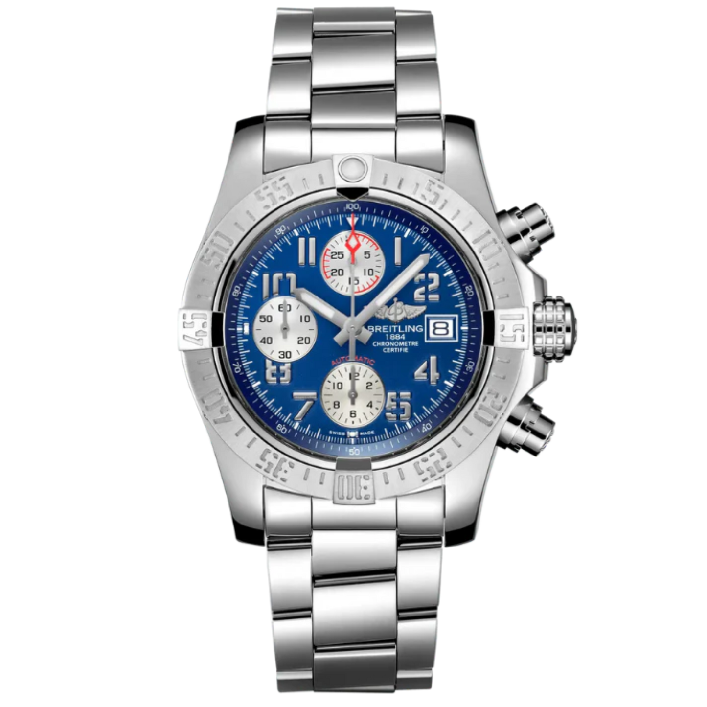 AVENGER II 43 MM STAINLESS STEEL WITH  BLUE DIAL