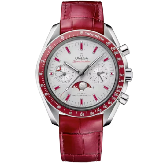 SPEEDMASTER MOONPHASE 44 MM PLATINUM WITH GREY DIAL
