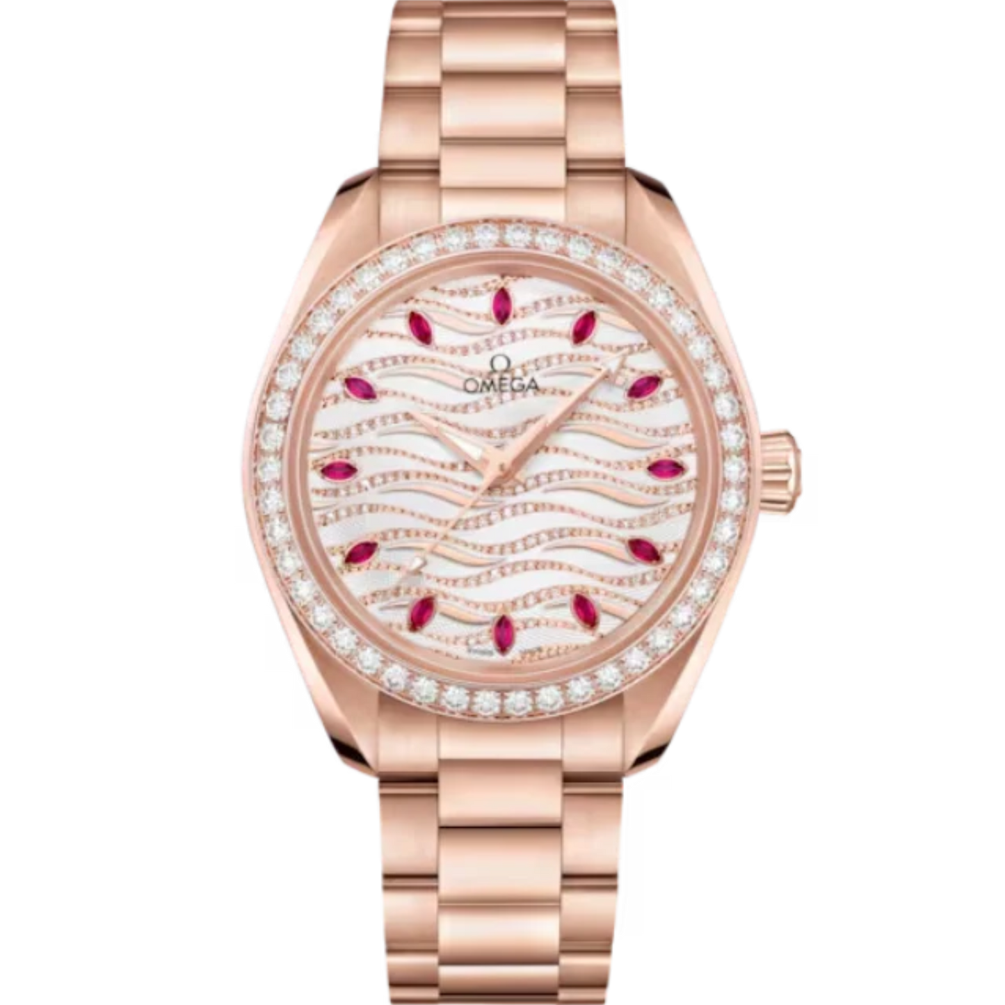 SEAMASTER AQUA TERRA 150M 34 MM SEDNA™ GOLD WITH WHITE DIAL