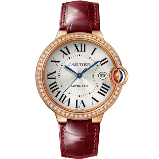 BALLON BLEU DE CARTIER 40 MM 18K ROSE GOLD WITH SILVERED SUNRAY EFFECT DIAL