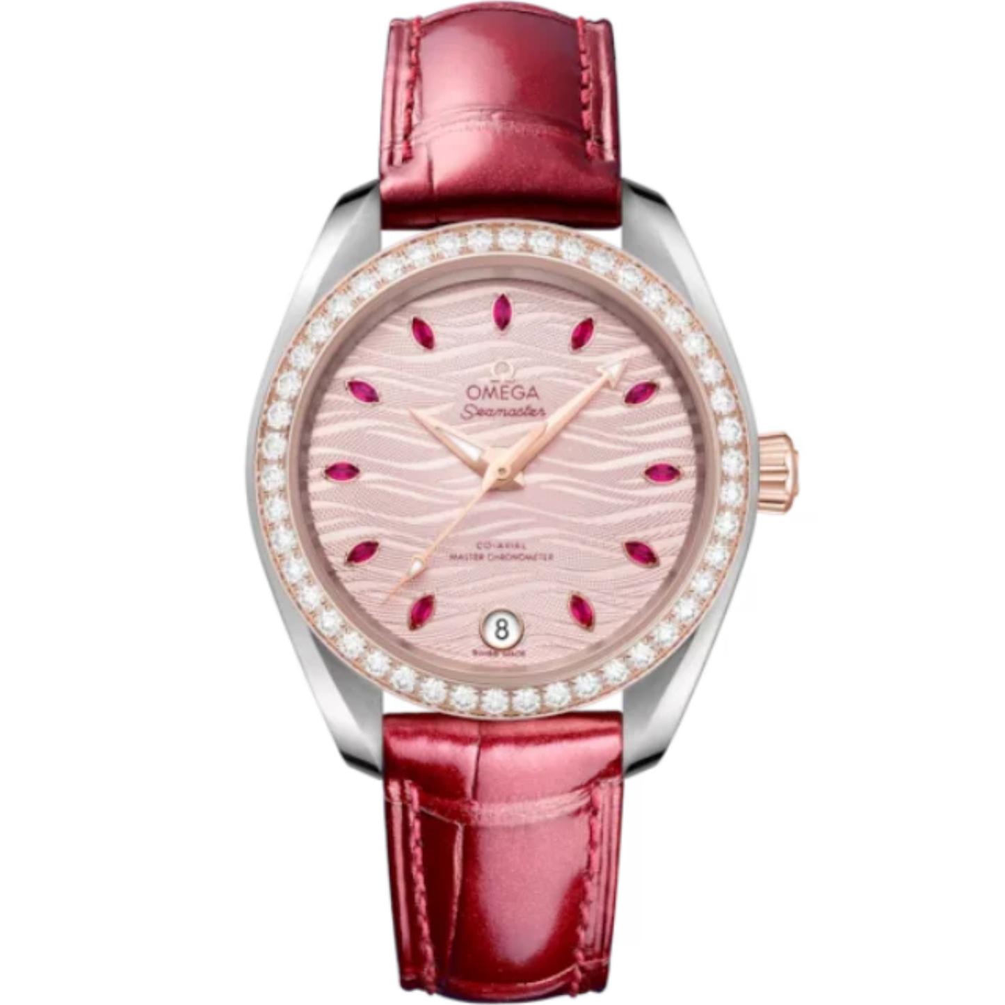SEAMASTER AQUA TERRA 150M 34 MM STAINLESS STEEL - SEDNA™ GOLD WITH PINK DIAL