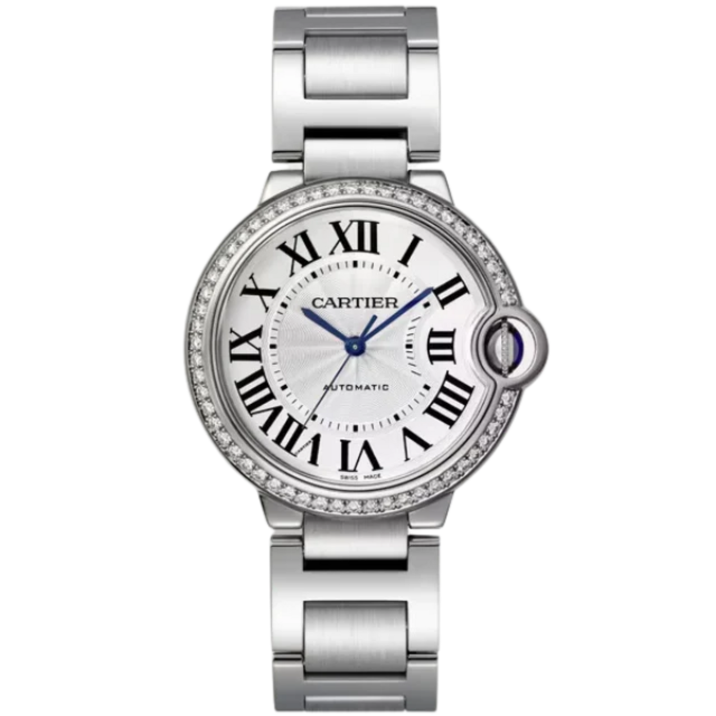 BALLON BLEU DE CARTIER 36 MM STAINLESS STEEL WITH SILVER DIAL