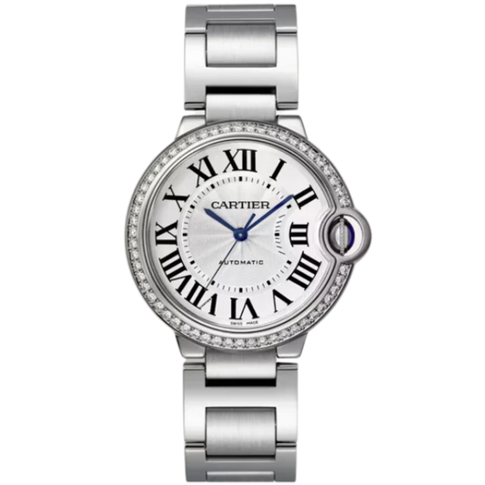 BALLON BLEU DE CARTIER 36 MM STAINLESS STEEL WITH SILVER DIAL