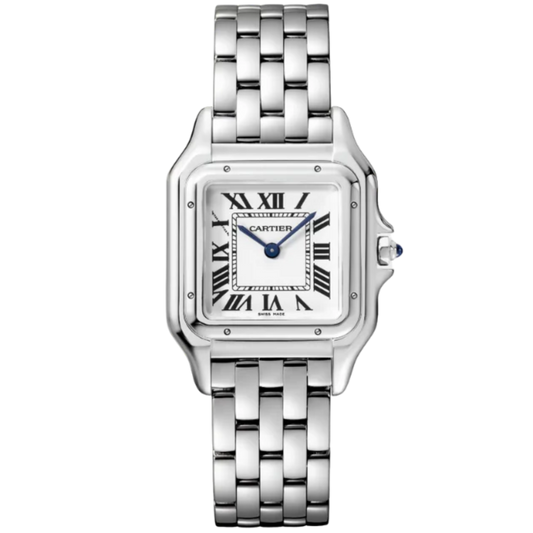 PANTHERE DE CARTIER 37 MM STAINLESS STEEL WITH SILVER DIAL