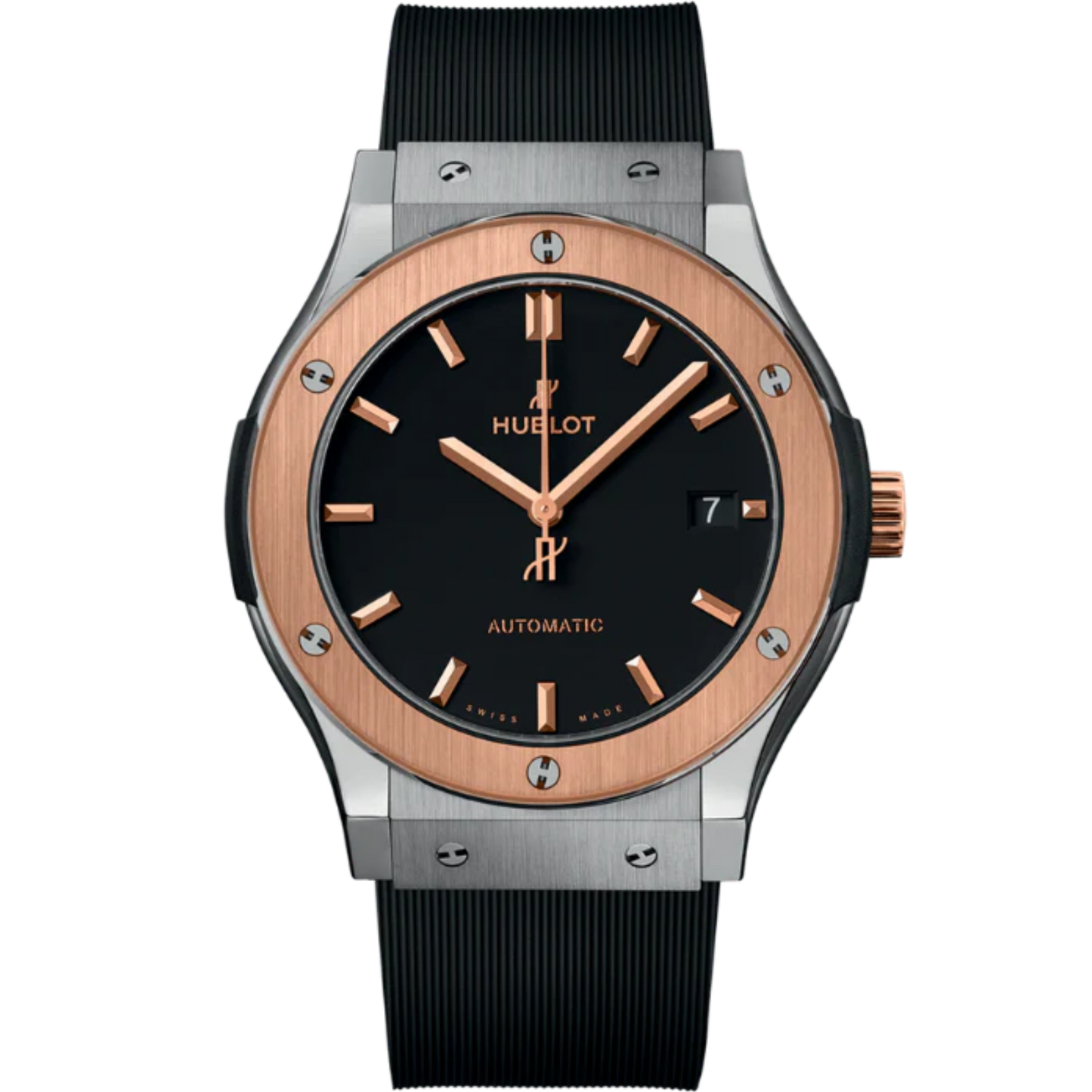 CLASSIC FUSION 3-HANDS 42MM TITANIUM KING GOLD