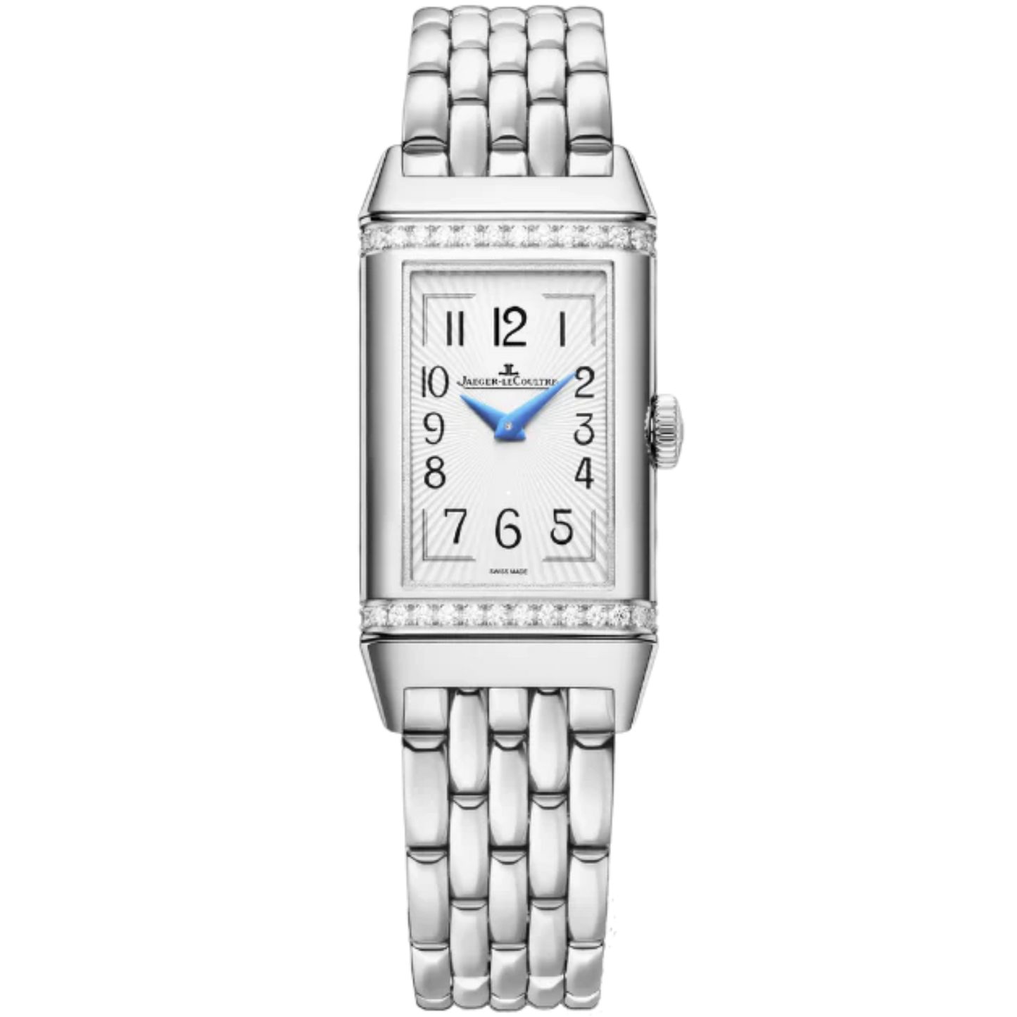 REVERSO ONE DUETTO 40 MM STAINLESS STEEL WITH SILVER GREY AND MIDNIGHT BLUE DIAL