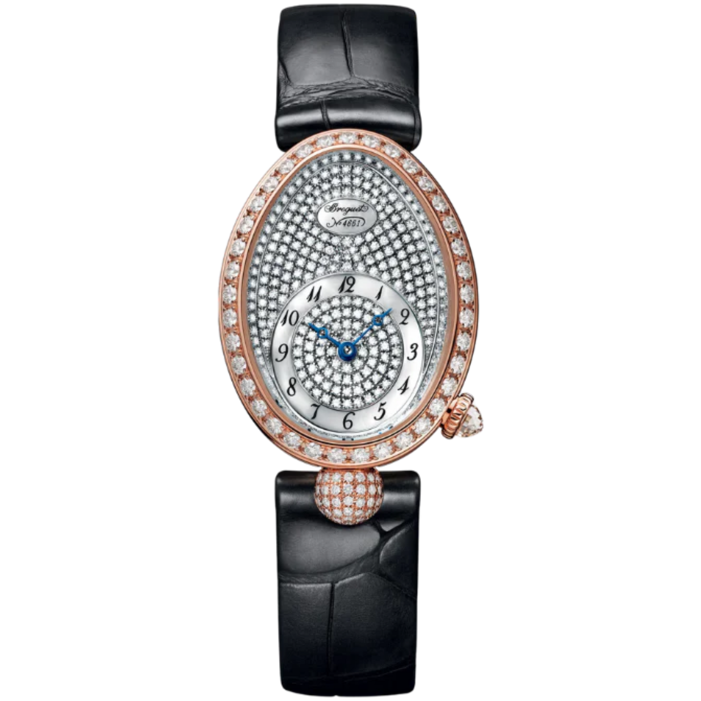 REINE DE NAPLES 8928 33 MM ROSE GOLD WITH MOTHER OF PEARL - DIAMONDS DIAL