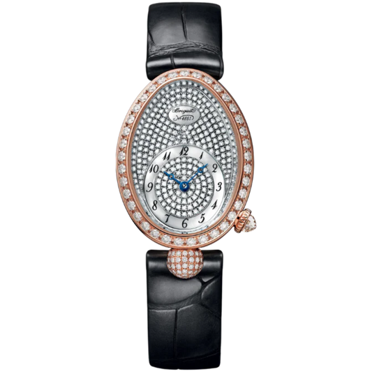 REINE DE NAPLES 8928 33 MM ROSE GOLD WITH MOTHER OF PEARL - DIAMONDS DIAL