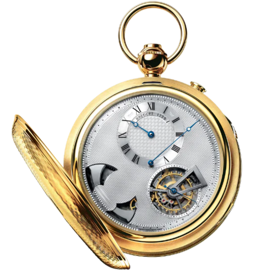 CLASSIQUE COMPLICATIONS 1907 POCKET WATCH 56 MM 18K YELLOW GOLD WITH SILVER DIAL