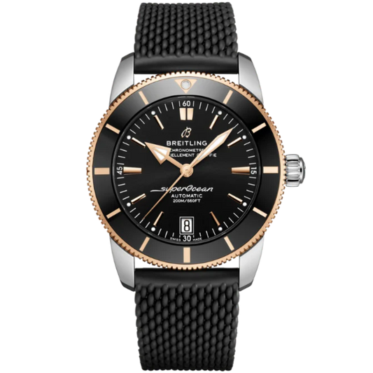 SUPEROCEAN HERITAGE B20 AUTOMATIC 42 MM STAINLESS STEEL & 18K ROSE GOLD WITH BLACK DIAL