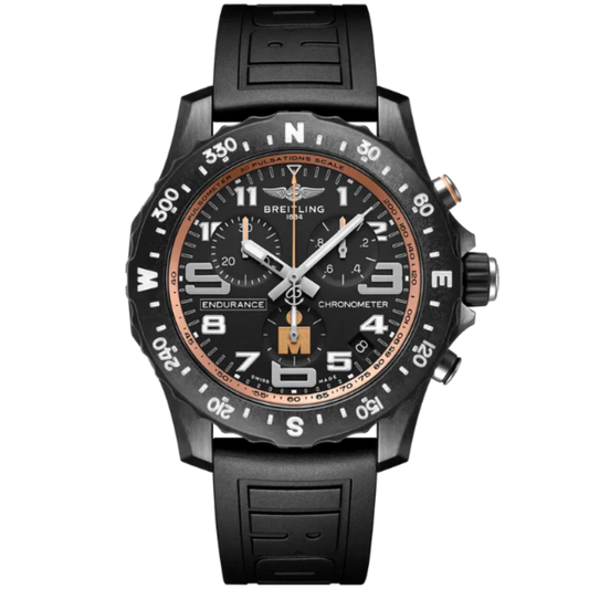 ENDURANCE PRO IRONMAN® FINISHER 44 MM BREITLIGHT® CASE WITH BLACK DIAL