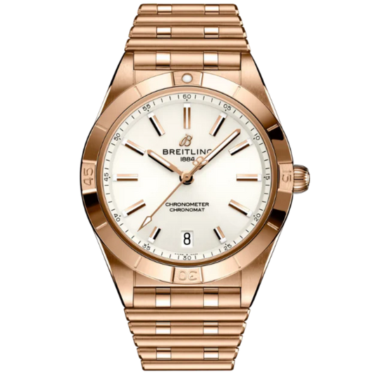 CHRONOMAT AUTOMATIC 36 MM 18K ROSE GOLD WITH WHITE DIAL