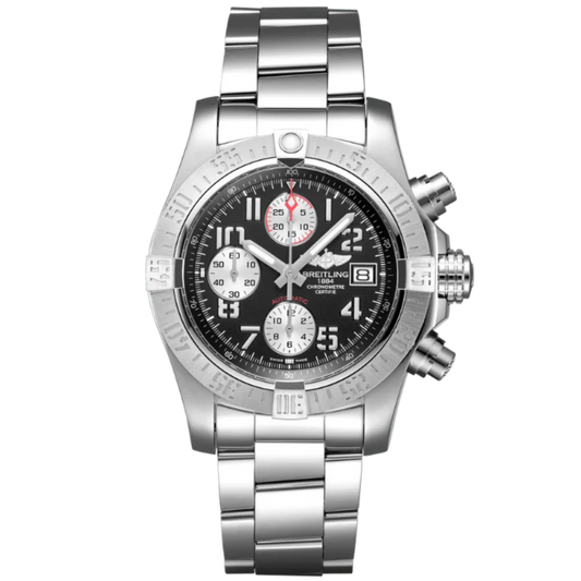 AVENGER II 43 MM STAINLESS STEEL WITH  BLACK DIAL