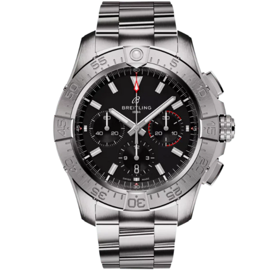 AVENGER B01 CHRONOGRAPH 44 MM STAINLESS STEEL WITH BLACK DIAL