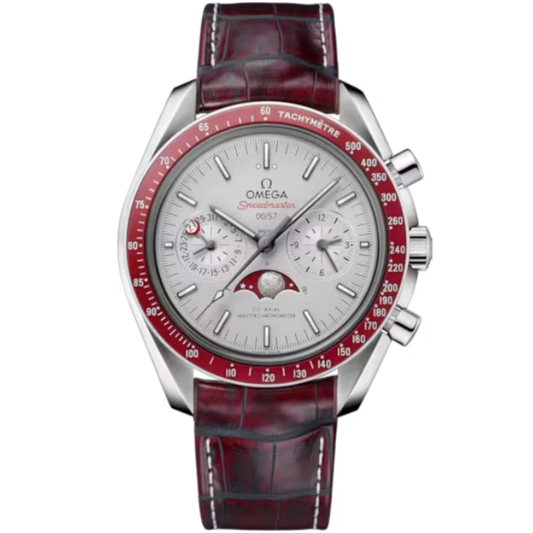 SPEEDMASTER MOONPHASE 44 MM PLATINUM WITH GREY DIAL