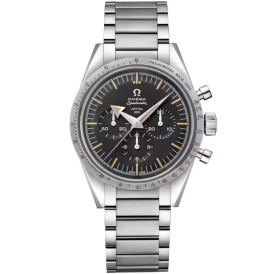 SPEEDMASTER '57 TRILOGY SET LIMITED EDITION 557 38 MM STAINLESS STEEL WITH BLACK DIAL