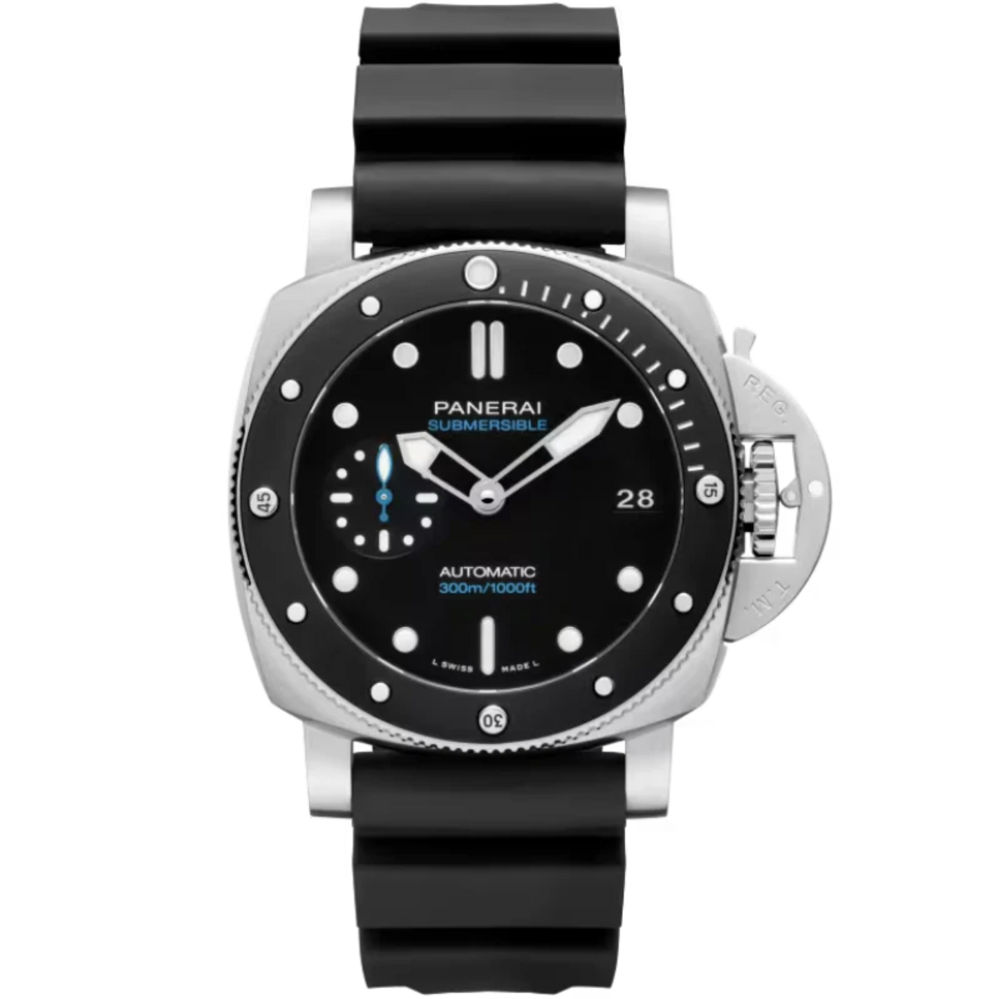 SUBMERSIBLE PAM02683 42 MM STAINLESS STEEL WITH BLACK DIAL