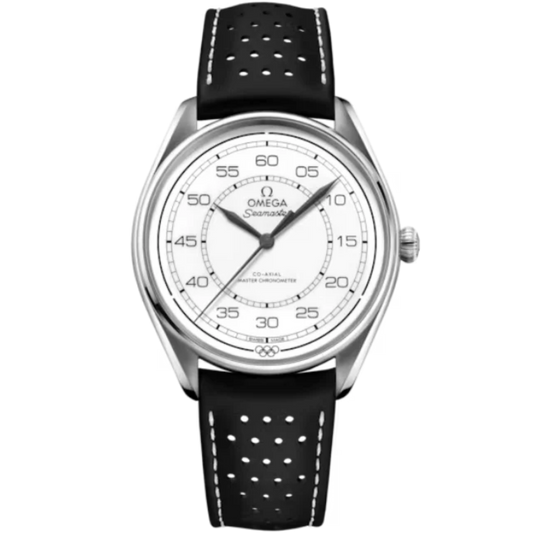 SEAMASTER OLYMPIC OFFICIAL TIMEKEEPER LIMITED EDITION SET 39 MM STAINLESS STEEL WITH WHITE DIAL