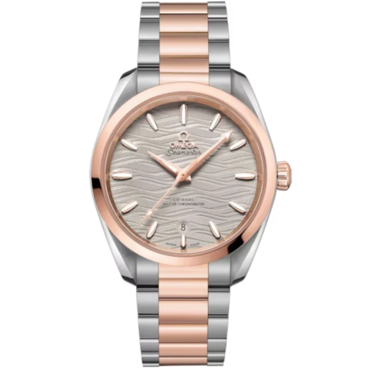 SEAMASTER AQUA TERRA 150M 38 MM STAINLESS STEEL - SEDNA™ GOLD WITH GREY DIAL
